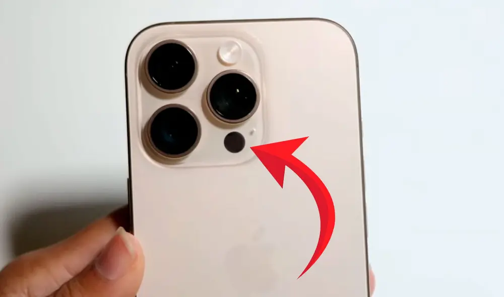 Se trata del sensor LiDAR, presente solo en los modelos Pro y Pro Max de los iPhone. Foto: captura de YouTube/LoFi Alpaca