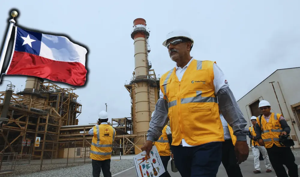 La central termoeléctrica Fenix se ubica en el distrito de Chilca, a 67 kilómetros al sur de Lima. Foto: composición LR/Andina