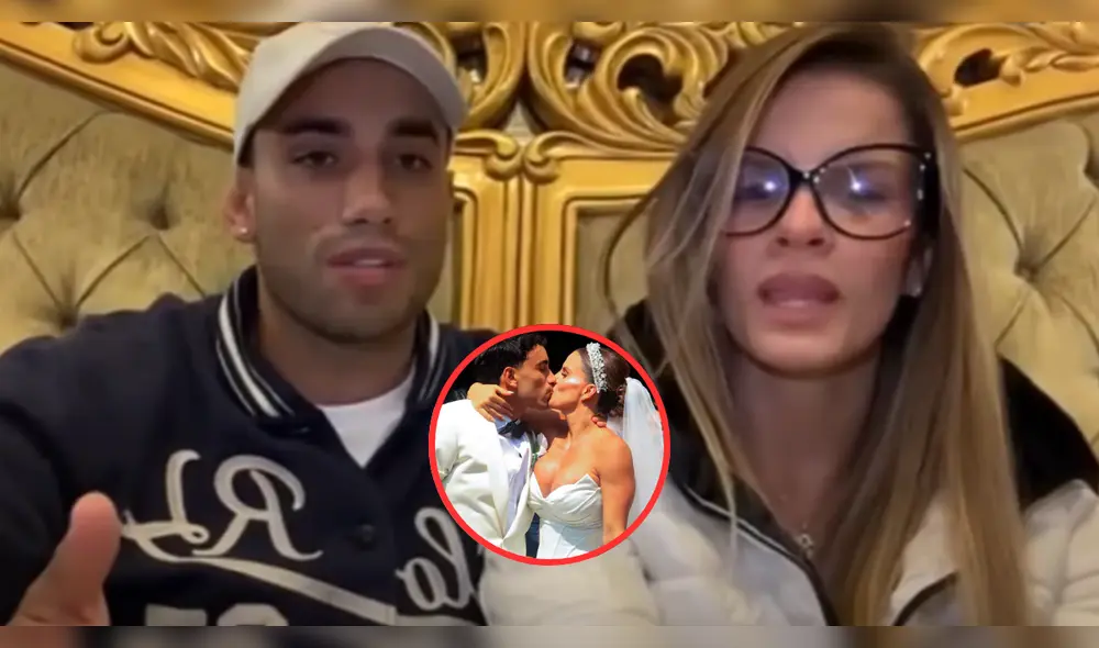 Alejandra Baigorria y Said Palao se casaron el 26 de abril. Foto: Composición LR/América