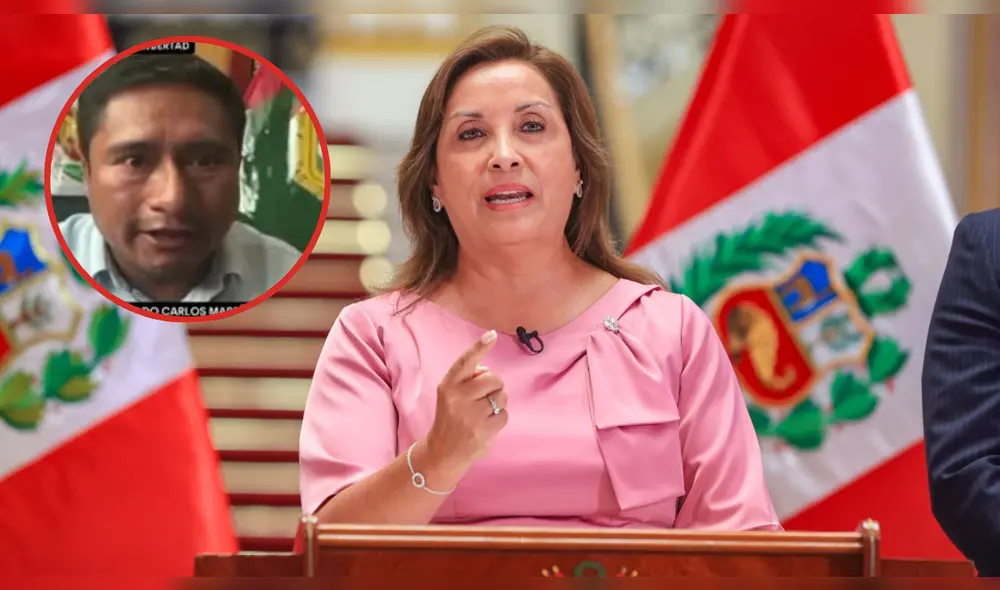 Alcalde de Pataz se reunió con Boluarte. Foto: Presidencia.