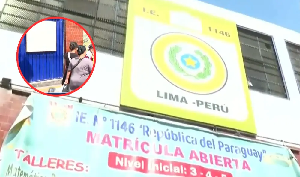 Padres de familia reclaman que extorsionan el colegio donde sus hijos estudian. Foto: composición LR / captura Canal N Padres de familia reclaman que extorsionan el colegio donde sus hijos estudian. Foto: composición LR / captura Canal N