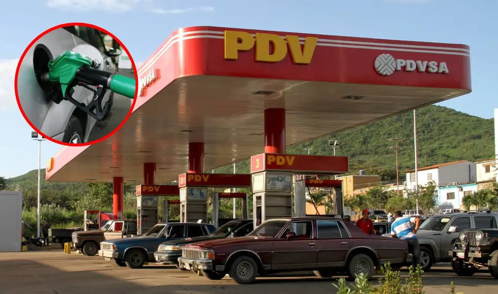 La gasolina subsidiada en Venezuela se distribuye tomando en cuenta el número terminal de placa de los vehículos. Foto: composiciónLR/Naguara/Notitarde