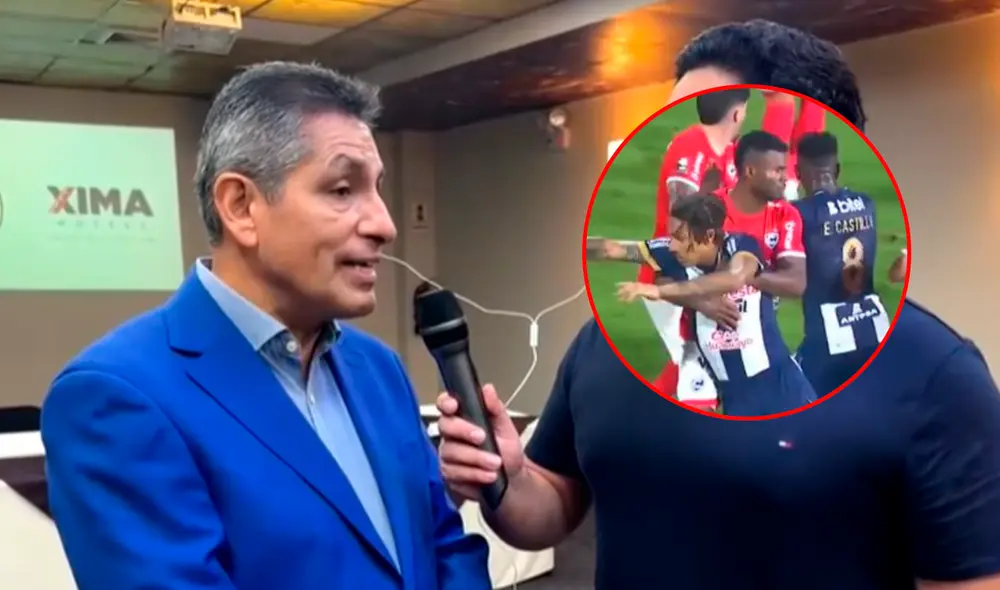 Winston Reátegui habló sobre la polémica falta a Paolo Guerrero en la derrota de Alianza Lima. Foto: composición LR/captura de Mano a Mano