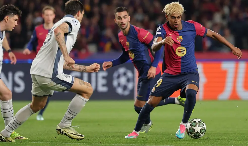 Inter de Milán y Barcelona empataron 3-3 en la ida. Foto: AFP Inter de Milán y Barcelona empataron 3-3 en la ida. Foto: AFP
