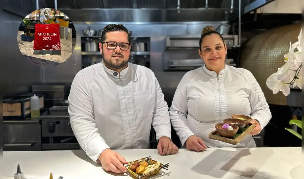 Los chefs venezolanos, Miguel Guerra y  Tatiana Mora, fundadores de MITA, ubicado en Washington DC. Foto: Jade Lawson (7News)