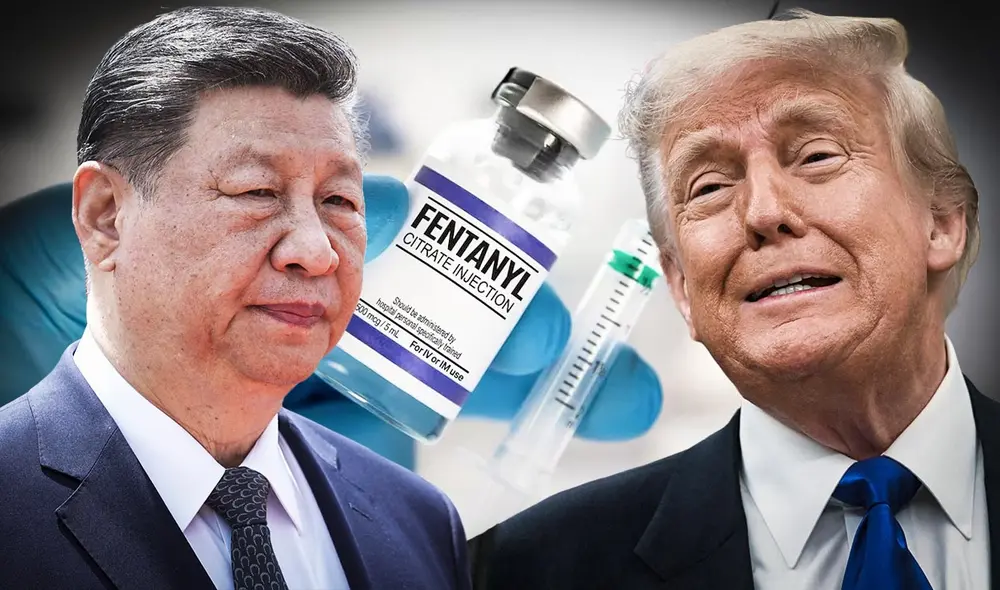 Xi Jinping podría usar la cooperación antidrogas como gesto estratégico ante la presión arancelaria impuesta por Donald Trump sobre productos chinos. Foto: composición LR/AFP