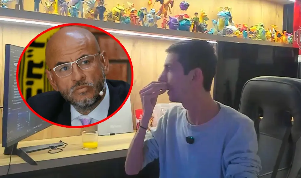 Giancarlo Granda se refirió al gesto que se hizo viral cuando habló sobre Mr. Peet. Foto: composición GLR/Agranda TV