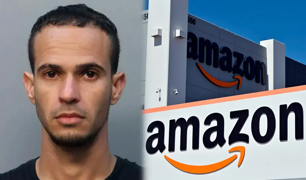 Conductor independiente de Amazon causa revuelo tras intentar robar paquetes en Florida. Foto: Composición LR/TechCrunch/Miami-Dade Corrections