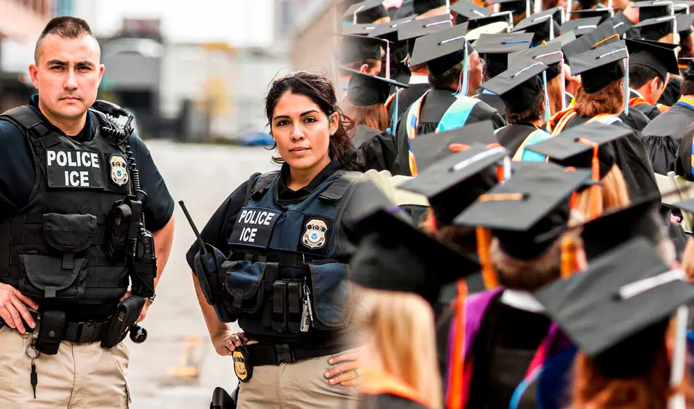 Estudiantes inmigrantes estarían a salvo de deportaciones por el ICE en Estados Unidos. Foto: Composición LR/Getty Images