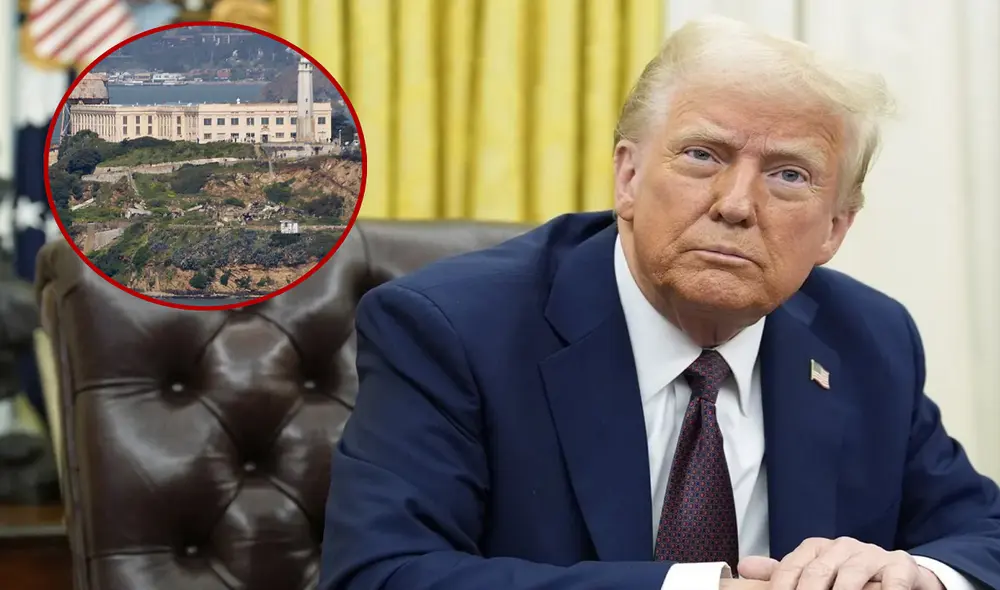 Donald Trump, a través de Truth Social, manifestó su intención de reactivar la prisión de Alcatraz para alojar a los criminales más peligrosos y violentos de EEUU. Foto: Composición LR. Donald Trump, a través de Truth Social, manifestó su intención de reactivar la prisión de Alcatraz para alojar a los criminales más peligrosos y violentos de EEUU. Foto: Composición LR.