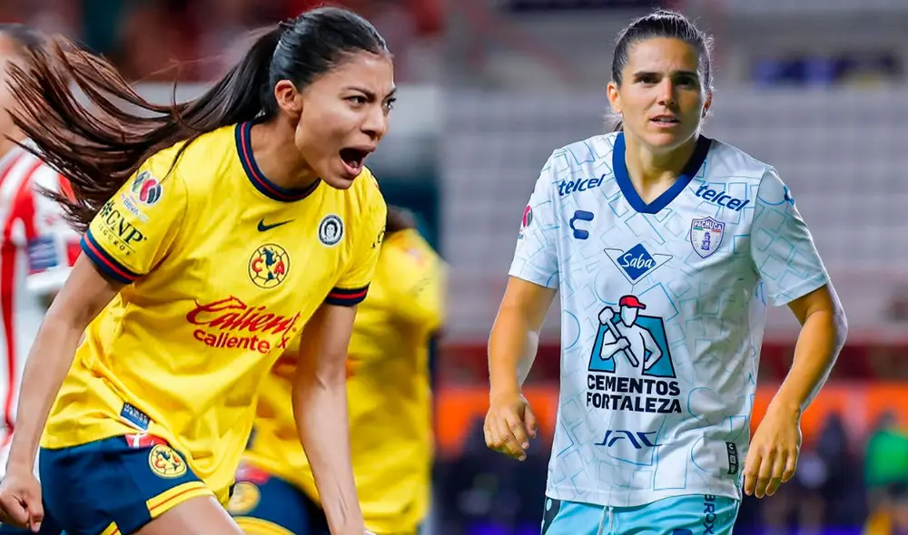 La ida de la final entre América vs Pachuca se jugará en el Estadio Hidalgo. Foto: composición LR / americafemenil / tuzasfemenil / Instagram La ida de la final entre América vs Pachuca se jugará en el Estadio Hidalgo. Foto: composición LR / americafemenil / tuzasfemenil / Instagram