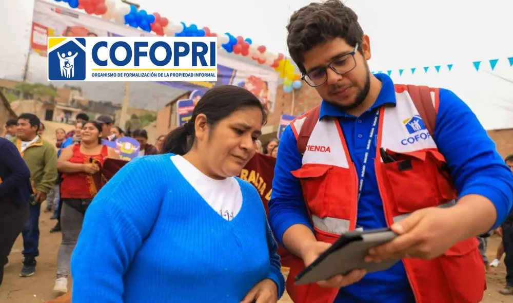 Cofopri empadronará más de 12.000 lotes durante mayo de 2025. Foto: Composición LR/Andina.