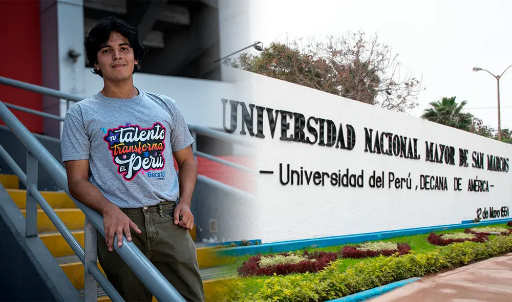 Estudiante de Jaén logró ingresar a la UNMSM. Foto: composición LR
