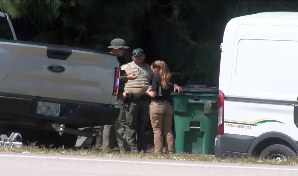 La víctima, Robert Markel, fue hallada a una corta distancia de su remolque, donde había sido atacado. Foto: NBC.