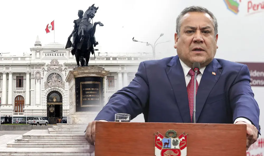 Gustavo Adrianzén podría tener los días contados en su cargo de primer ministro. Foto: composición LR