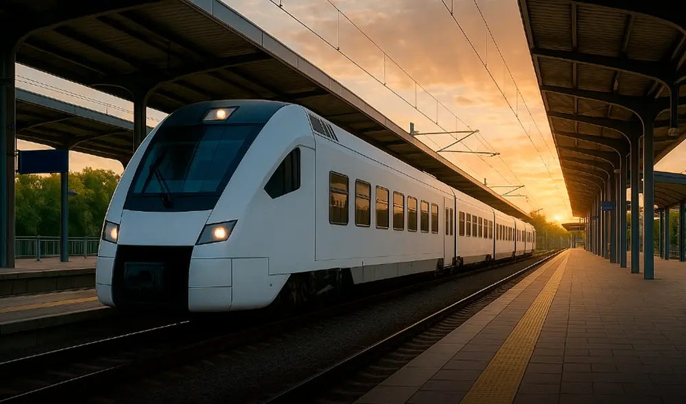Se espera que el moderno sistema de transporte movilice alrededor de 1.200 pasajeros por viaje. Foto: Imagen generada con IA Se espera que el moderno sistema de transporte movilice alrededor de 1.200 pasajeros por viaje. Foto: Imagen generada con IA