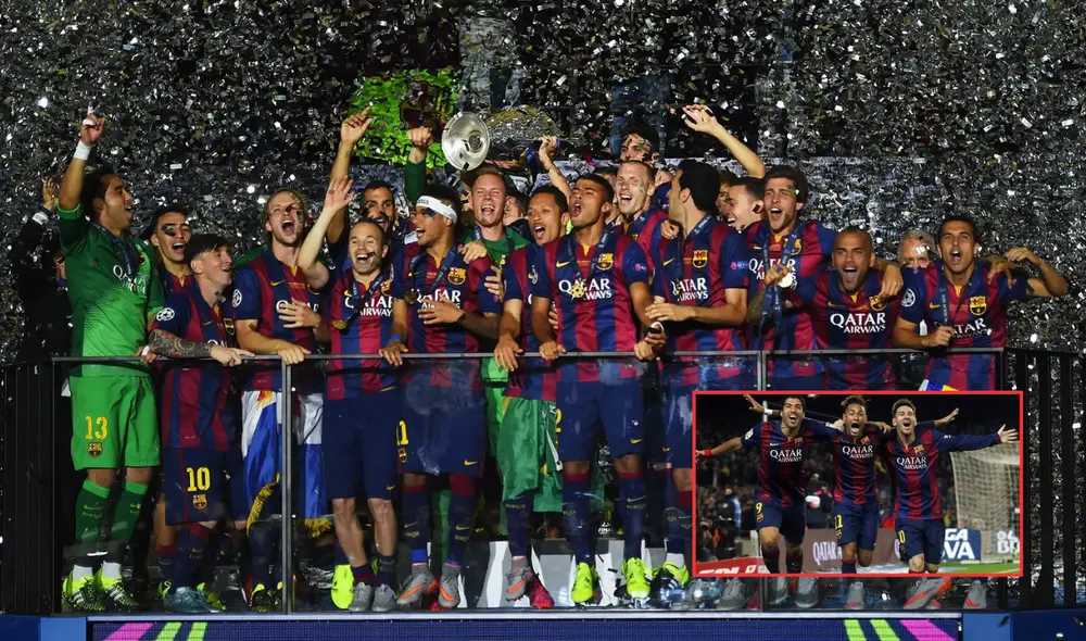 La última UEFA Champions League que ganó el FC Barcelona fue en la temporada 2014-2015. Foto: composición LR/El Periódico/RTVE