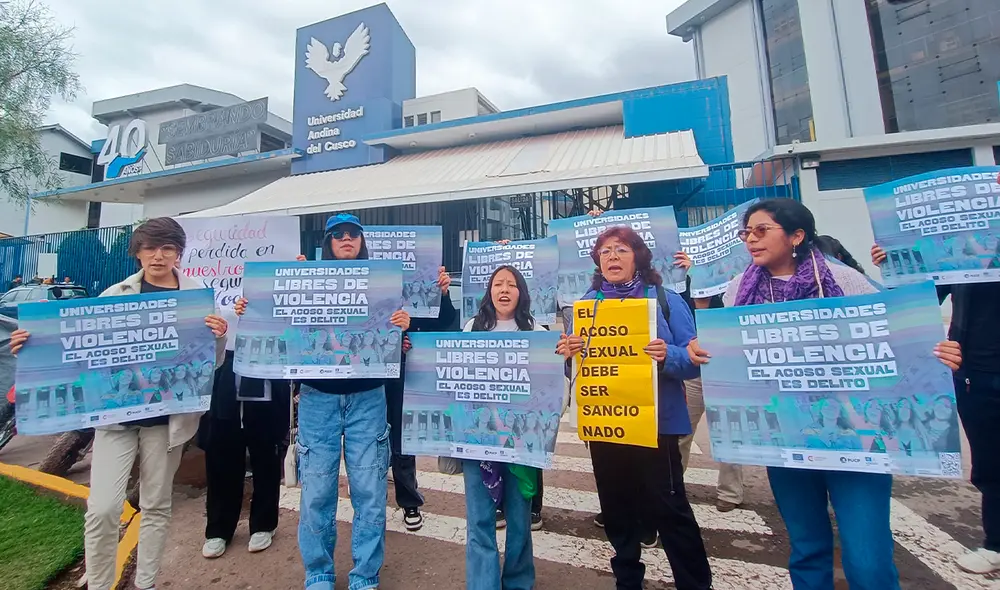 Protesta se realizó en diciembre de 2024.