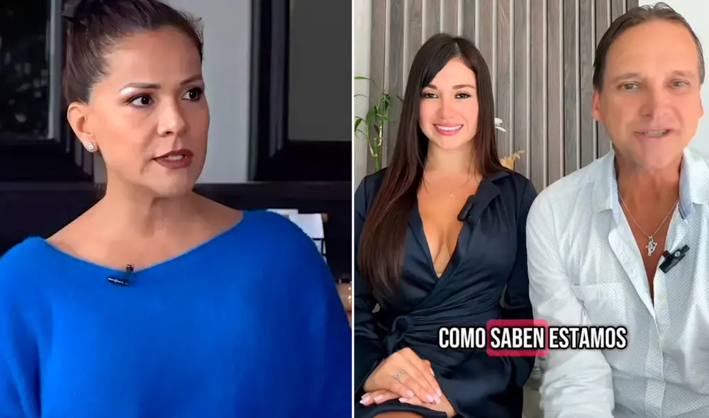 Mónica Sánchez y Christian Thorsen tuvieron un romance años atrás, tanto en la ficción de 'AFHS' y en la vida real. Foto: Composición LR/YouTube/Instagram.