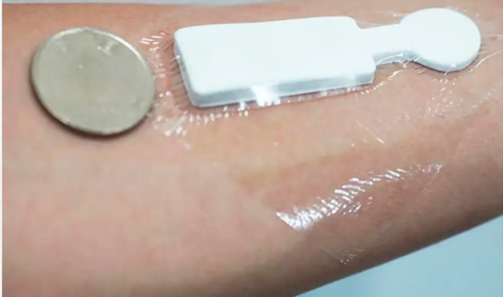 Este dispositivo en forma de bandita fue creada por científicos de la Universidad Estatal de Pensilvania Foto: Captura de pantalla Este dispositivo en forma de bandita fue creada por científicos de la Universidad Estatal de Pensilvania Foto: Captura de pantalla