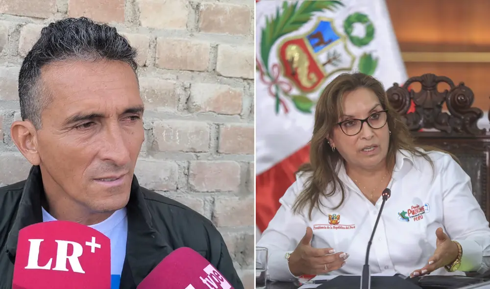 Padre de dos mineros asesinados criticó a Dina Boluarte. Foto: Composición/LR