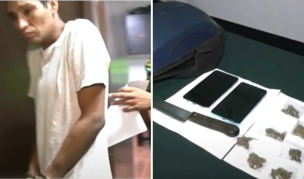 Policía captura a delincuente que asaltaba a transeúntes en el Parque de la Exposición. Foto: Composición LR Policía captura a delincuente que asaltaba a transeúntes en el Parque de la Exposición. Foto: Composición LR