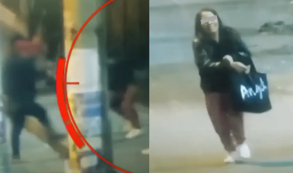 Cámaras de seguridad grabaron los precisos instantes del ataque. Foto: Composición LR/ATV Noticias