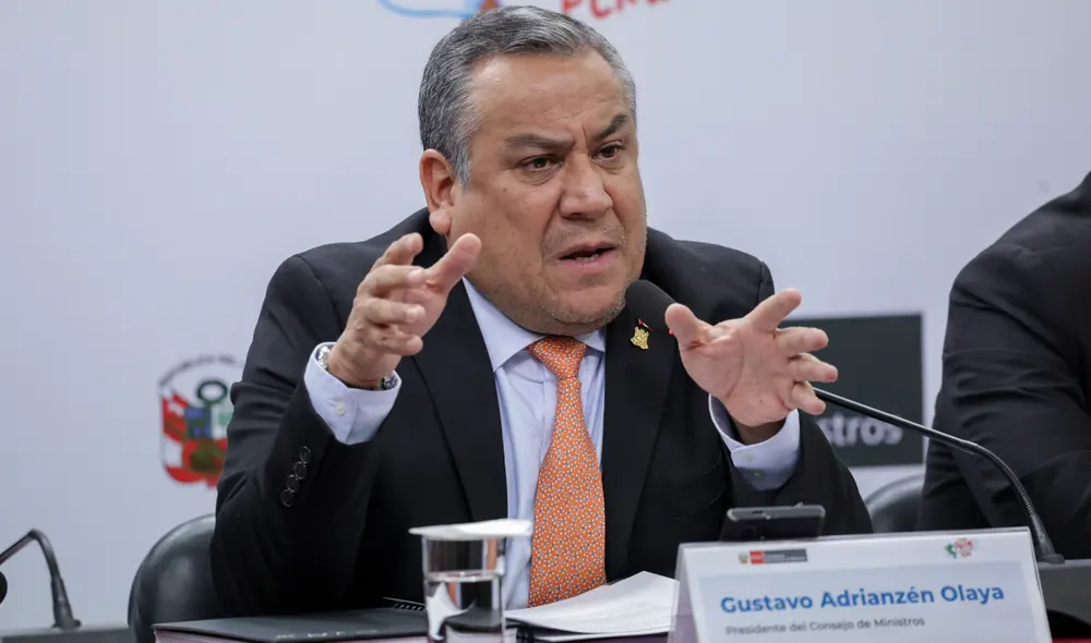 Gustavo Adrianzén se refirió a las mociones de censura en su contra. Foto: PCM Gustavo Adrianzén se refirió a las mociones de censura en su contra. Foto: PCM