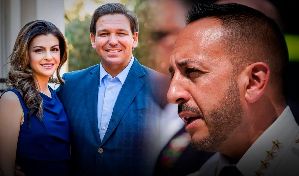 El Sheriff del condado de Lee, Carmin Marceno, se vio involucrado en un audio en el que critica a Ron DeSantis y su esposa Casey. Foto: People/Jacksonville