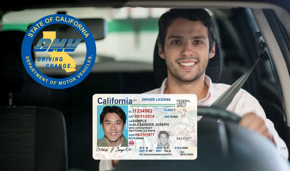 El Departamento de Vehículos Motorizados de California (DMV) simplifica la renovación de licencias para conductores. Foto: composición LR/DMV California/Freepik