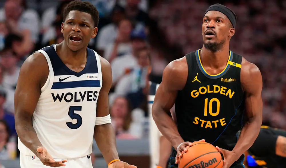 El segundo juego entre Timberwolves vs Warriors se disputará en el Target Center. Foto: composición LR / AFP