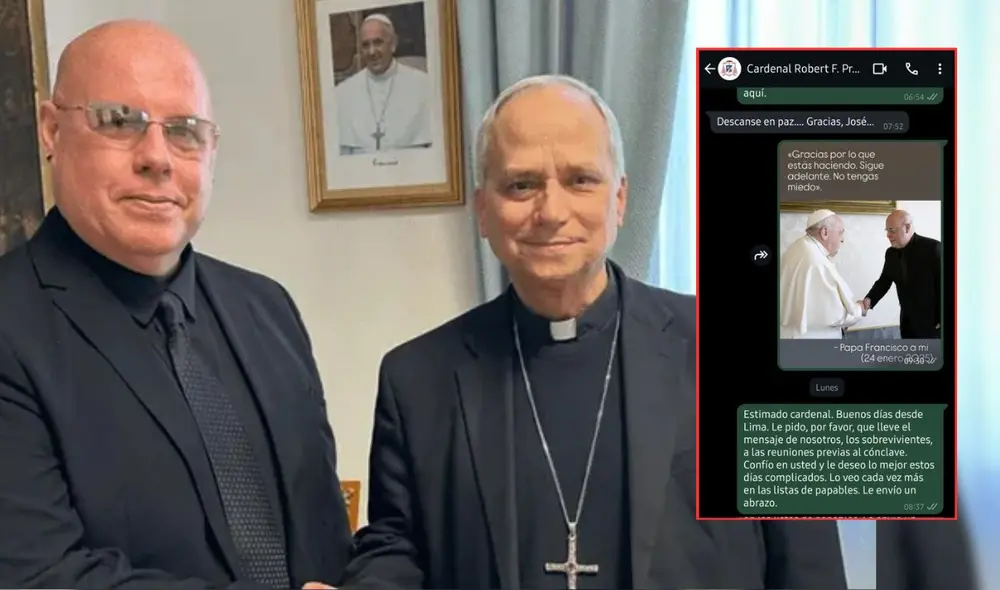 José Escardó confía en que el nuevo Papa continuará luchando contra los casos de abuso en la Iglesia. Foto: composición LR