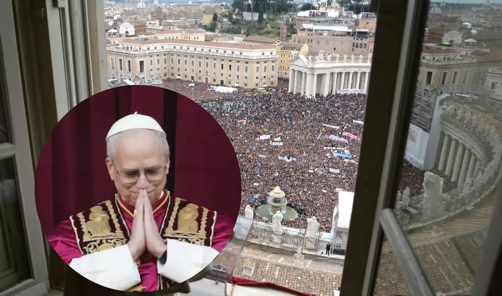 El primer domingo tras su elección, el papa presidirá el rezo del Ángelus desde la ventana del Palacio Apostólico. Foto: Vaticano