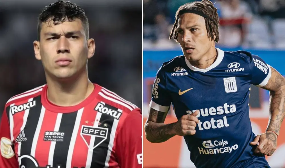 Paolo Guerrero fue titular en el Alianza Lima vs Sao Paulo por la jornada 4. Foto: composición LR