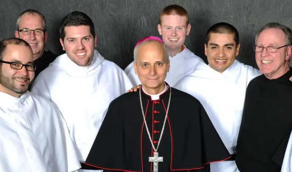 Orden de San Agustín se caracteriza por usar un hábito negro con cinturón de cuero. Foto: difusión Orden de San Agustín se caracteriza por usar un hábito negro con cinturón de cuero. Foto: difusión