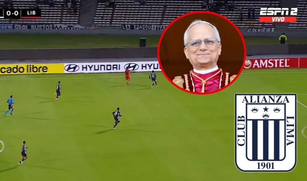 Los comentaristas de ESPN se refirieron al hincha del Papa Robert Prevost. Foto: captura/ESPN