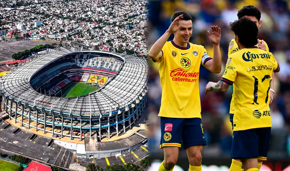 El Estadio Azteca albergará cinco partidos del Mundial 2026. Foto: composición LR / Estadios DB / AFP