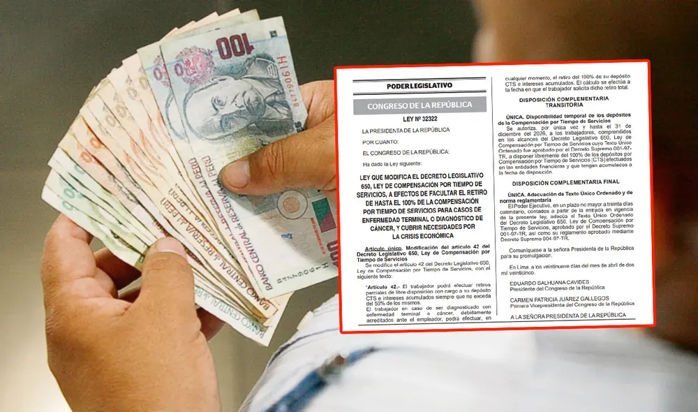 El dinero de la CTS garantiza protección al trabajador ante despidos. Foto: Composición LR