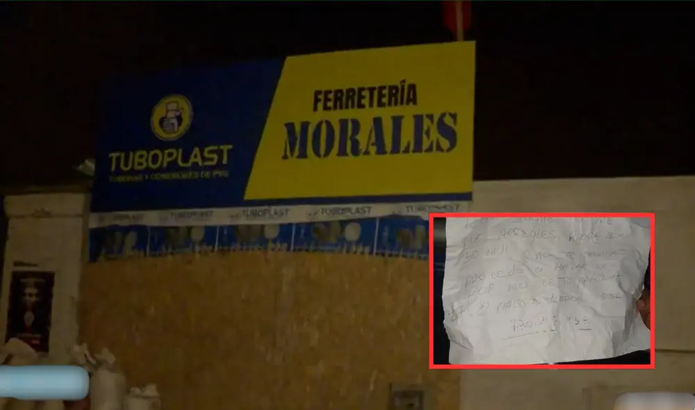 Extorsionan a ferretería en horas de la madrugada en SJL. Foto: composición LR / Panamericana