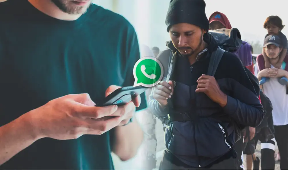 ChatMigrante ya asiste por WhatsApp a migrantes latinos con información oficial en tres idiomas. Foto: composición LR