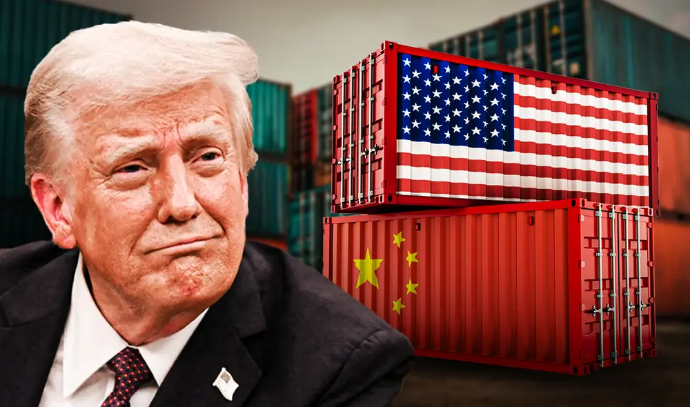 Trump anunció que considera reducir aranceles a China. Foto: composición LR