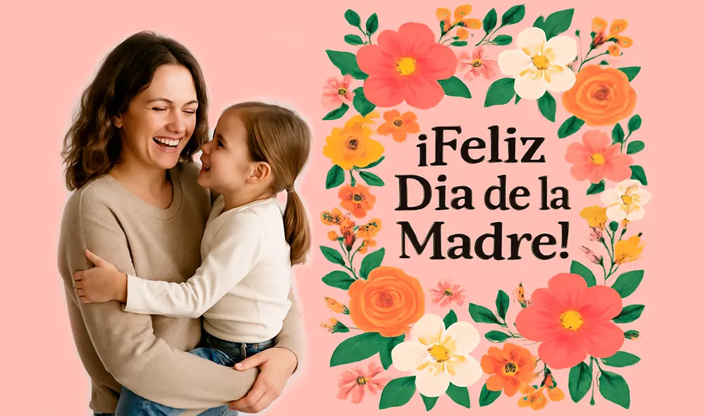 Envía las mejores frases por el Día de la Madre 2025. Foto: Composición LR/IA.