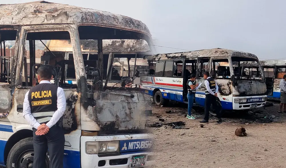 El propietario de los buses aseguró que no es la primera vez que son víctimas de ataques extorsivos. Foto: Kevinn García