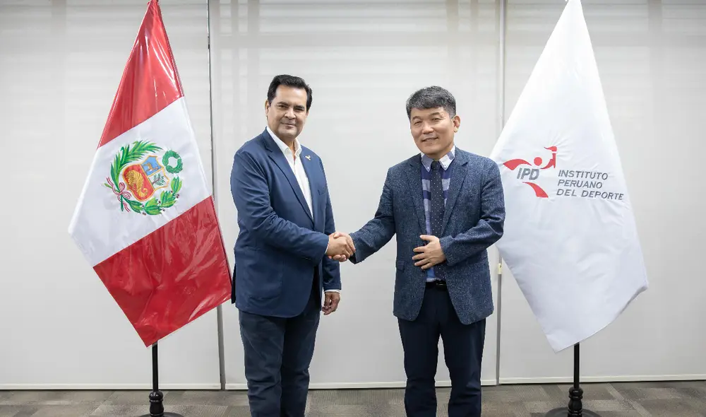 Federico Tong, presidente del IPD, y Daul Shin, director del Centro de Cooperación de Gobierno Digital de Corea Federico Tong, presidente del IPD, y Daul Shin, director del Centro de Cooperación de Gobierno Digital de Corea