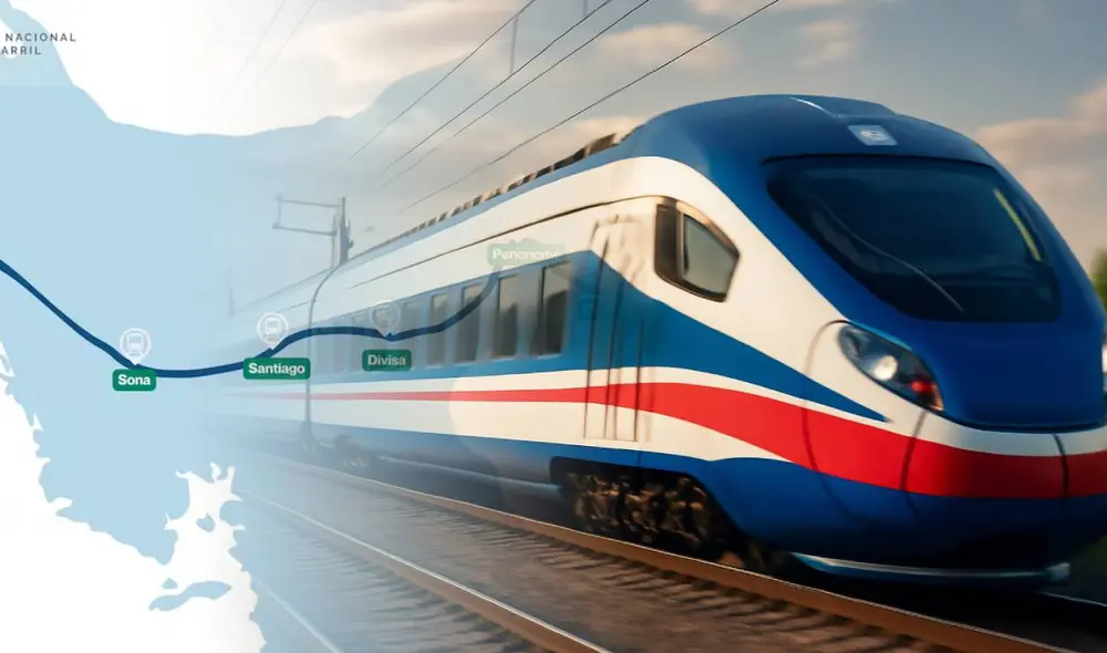 El millonario megaproyecto del tren Panamá-David podría iniciar su construcción en el 2026. Foto: composición LR/ Gobierno de Panamá/ DALL-E/ X