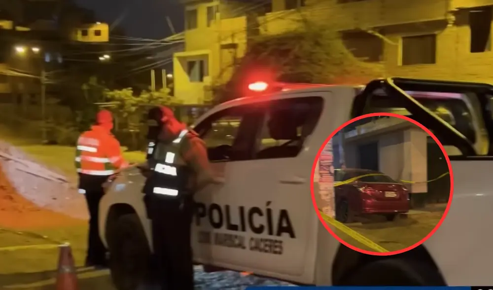 Sicarios asesinan a un persona en plena vía pública. Foto: composición LR  / captura Panamericana