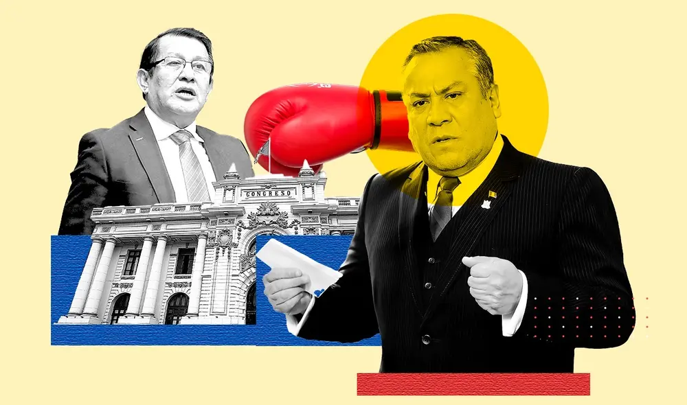 Eduardo Salhuana le responde a Gustavo Adrianzén. Foto: Brian Tejada/LR Eduardo Salhuana le responde a Gustavo Adrianzén. Foto: Brian Tejada/LR