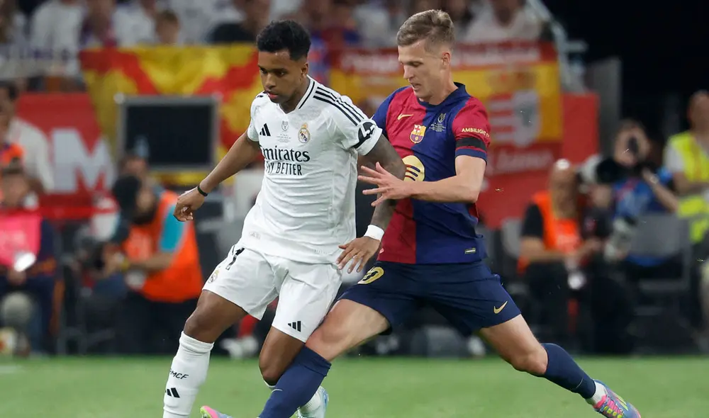 Barcelona vviene de ganar 3-2 a Real Madrid por la final de la Copa del Rey. Foto: AFP