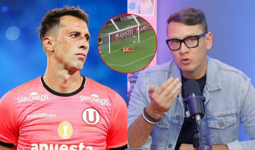 Sebastián Britos tiene contrato con Universitario hasta finales del 2025. Foto: composición LR/captura de 'Mano a Mano'/captura de ESPN