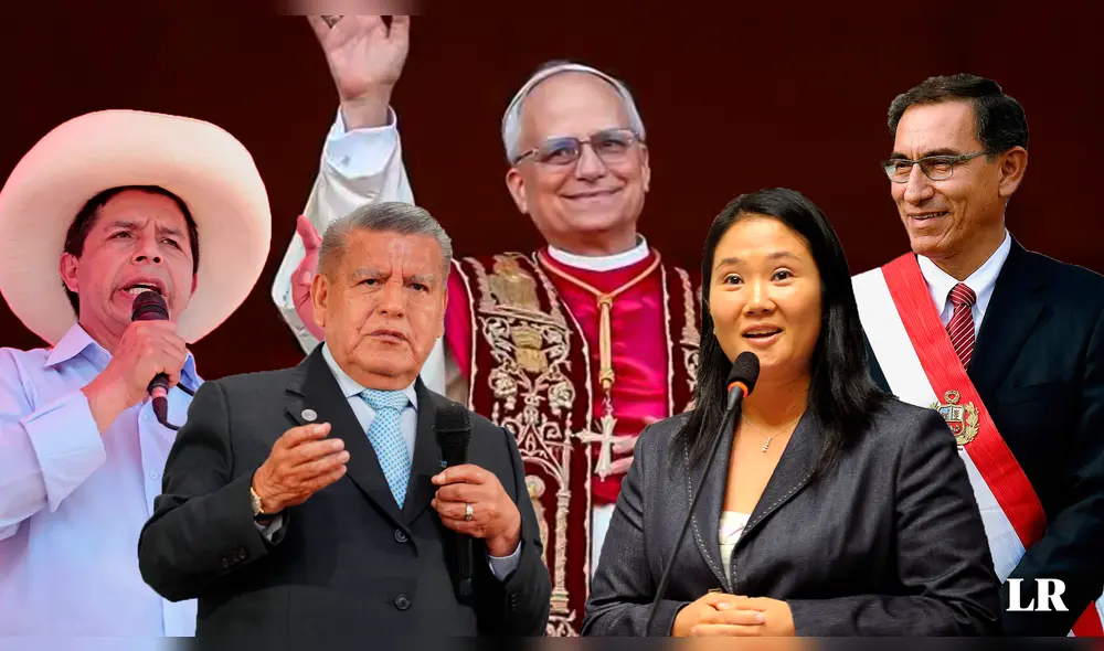 Papa León XIV sigue a un político peruano en X. Foto: composición LR Papa León XIV sigue a un político peruano en X. Foto: composición LR